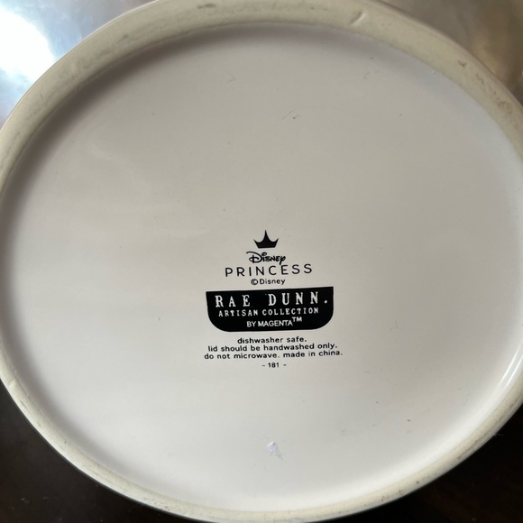 Rae Dunn Princess Cinderella collection cookie jar - Picture 5 of 8